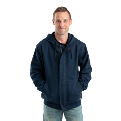 Berne FRSZ19   Men's Flame Resistant Full-Zip Hooded Sweatshirt