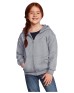 Gildan G186B   Youth Heavy Blend Full-Zip Hooded Sweatshirt