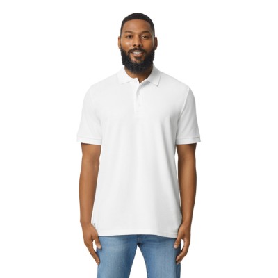 Gildan G858   Unisex Midweight Double Pique Polo