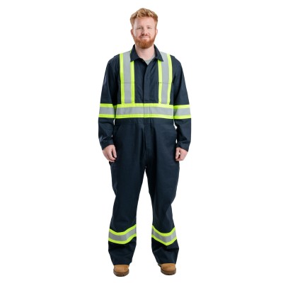 Berne HVC250   Men's Safety Striped Unlined Coverall