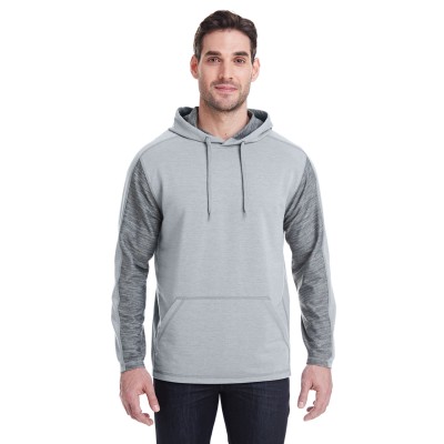 J America JA8435   Adult Omega Stretch Hooded Sweatshirt