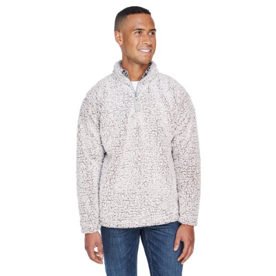 J America JA8454   Adult Epic Sherpa Quarter-Zip