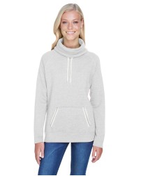 J America JA8653   Ladies' Relay Cowl Neck