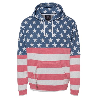 J America JA8815   Adult Tailgate Fleece Pullover Hooded Sweatshirt