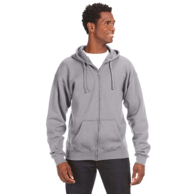 J America JA8821   Adult Premium Full-Zip Fleece Hooded Sweatshirt