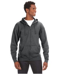 J America JA8821   Adult Premium Full-Zip Fleece Hooded Sweatshirt