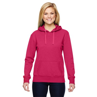 J America JA8860   Ladies' Glitter French Terry Hooded Sweatshirt