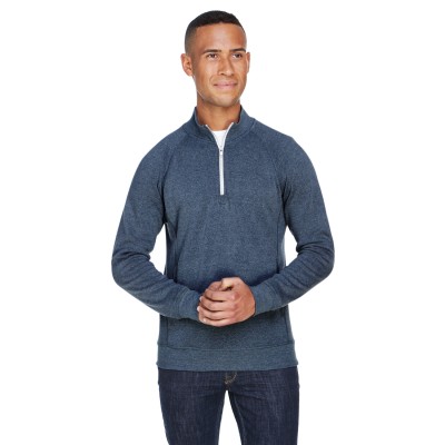 J America JA8869   Adult Triblend Fleece Quarter-Zip