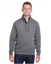 J America JA8890   Adult Quilted Snap Pullover