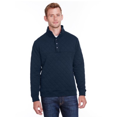 J America JA8890   Adult Quilted Snap Pullover