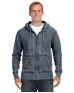 J America JA8916   Adult Vintage Zen Full-Zip Fleece Hooded Sweatshirt