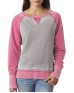 J America JA8927   Ladies' Zen Contrast Crew