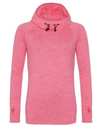 Just Hoods By AWDis JCA038   Ladies' Cool Cowl-Neck Long-Sleeve T-Shirt