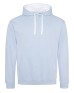 Just Hoods By AWDis JHA003   Adult 80/20 Midweight Varsity Contrast Hooded Sweatshirt