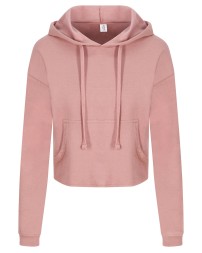 Just Hoods By AWDis JHA016   Ladies' Girlie Cropped Hooded Fleece with Pocket