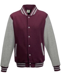 Just Hoods By AWDis JHA043   Men's 80/20 Heavyweight Letterman Jacket