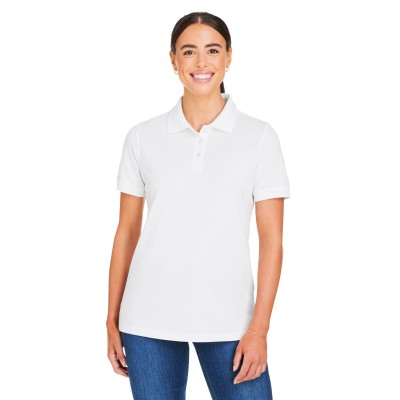 Harriton M205W   Ladies' Valiant Cotton Snag Protect Polo