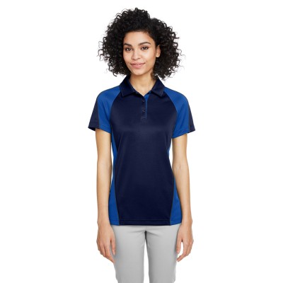 Harriton M385W   Ladies' Advantage Snag Protection Plus IL Colorblock Polo