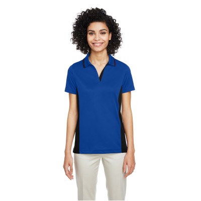 Harriton M386W   Ladies' Flash Snag Protection Plus IL Colorblock Polo