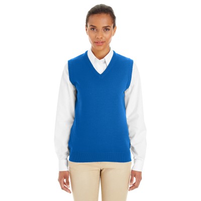 Harriton M415W   Ladies' Pilbloc V-Neck Sweater Vest