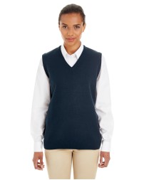 Harriton M415W   Ladies' Pilbloc V-Neck Sweater Vest