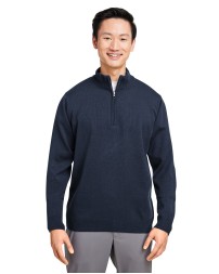 Harriton M421   Unisex Pilbloc Quarter-Zip Sweater