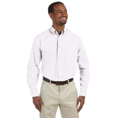 Harriton M510T   Men's Tall Essential Poplin