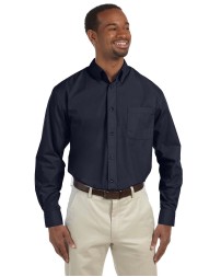 Harriton M510T   Men's Tall Essential Poplin