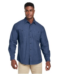 Harriton M540   Men's Denim Shirt-Jacket