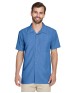 Harriton M560   Men's Barbados Textured Camp Shirt