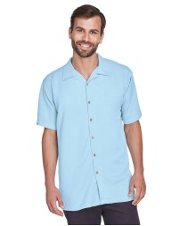 Harriton M570   Men's Bahama Cord Camp Shirt