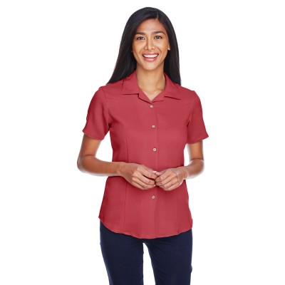 Harriton M570W   Ladies' Bahama Cord Camp Shirt