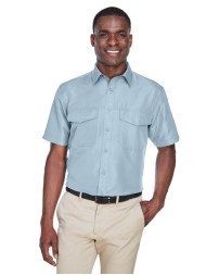 Harriton M580   Men's Key West Short-Sleeve Performance Staff Shirt