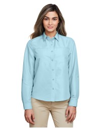 Harriton M580LW   Ladies' Key West Long-Sleeve Performance Staff Shirt