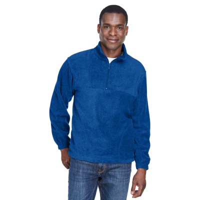 Harriton M980   Adult Quarter-Zip Fleece Pullover