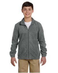 Harriton M990Y   Youth Full-Zip Fleece