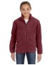 Harriton M990Y   Youth Full-Zip Fleece