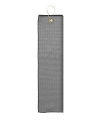 Pro Towels MW26TG   Microfiber Waffle Golf Towel with Tri-Fold Grommet