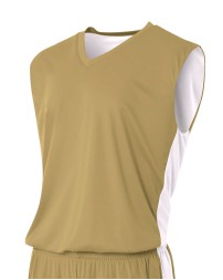 A4 N2320   Adult Reversible Moisture Management Muscle Shirt