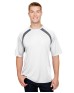 A4 N3001   Men's Spartan Short Sleeve Color Block Crew Neck T-Shirt