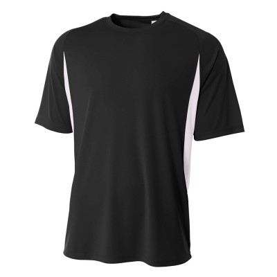 A4 N3181   Men's Cooling Performance Color Blocked T-Shirt