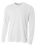 A4 N3253   Men's Birds-Eye Mesh Long Sleeve T-Shirt