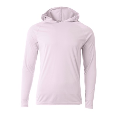 A4 N3409   Men's Cooling Performance Long-Sleeve Hooded T-shirt