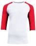 A4 N3514 Unisex Softek Quarter-Sleeve Color Block Raglan T-Shirt