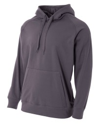 A4 N4237   Men's Solid Tech Fleece Hoodie