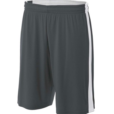 A4 N5284   Adult Reversible Moisture Management Shorts