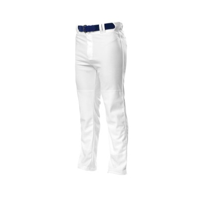 A4 N6162   Pro Style Open Bottom Baggy Cut Baseball Pants