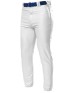 A4 N6178   Pro Style Elastic Bottom Baseball Pants