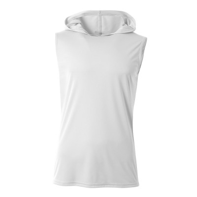 A4 NB3410   Youth Sleeveless Hooded T-Shirt