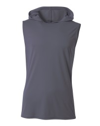 A4 NB3410   Youth Sleeveless Hooded T-Shirt